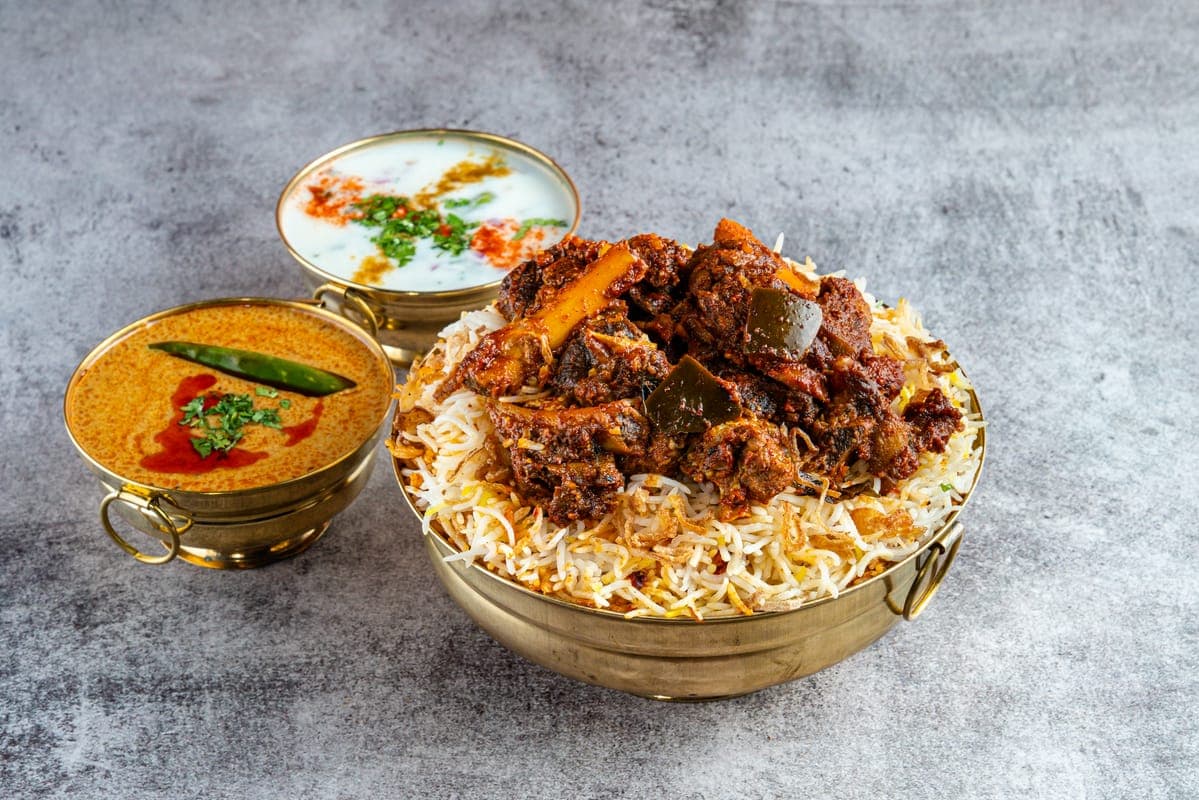 Mastan Mutton Fry Biryani