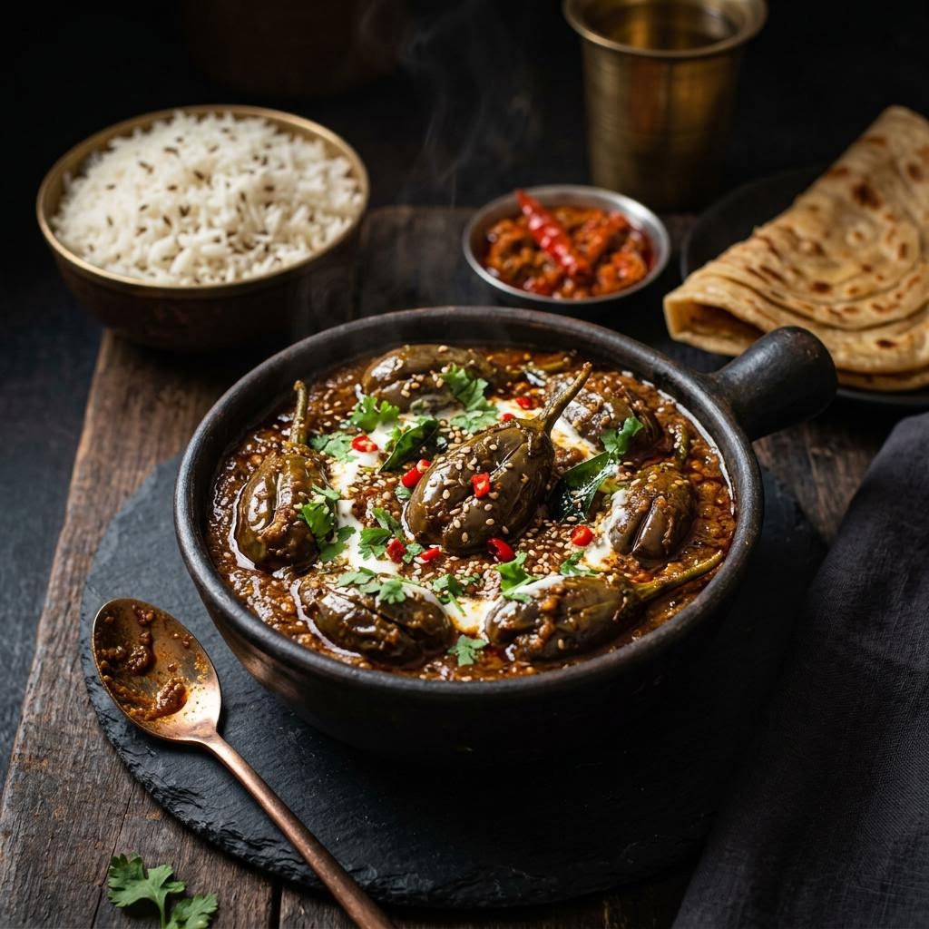 Gundamma Guthi Vankaya - Brinjal