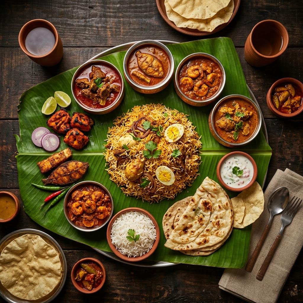Bahubali Bhojanam — Land & Sea
