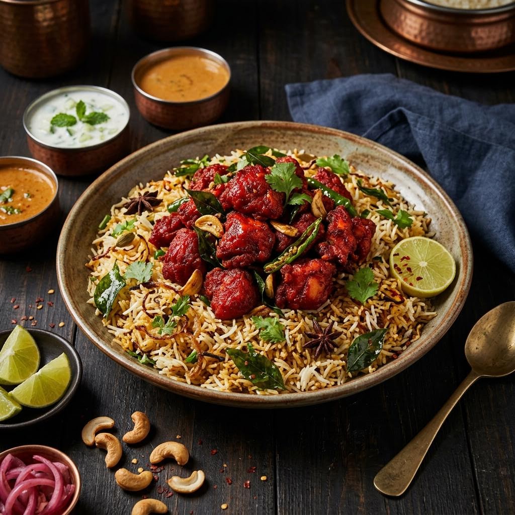 Chicken 65 Biryani