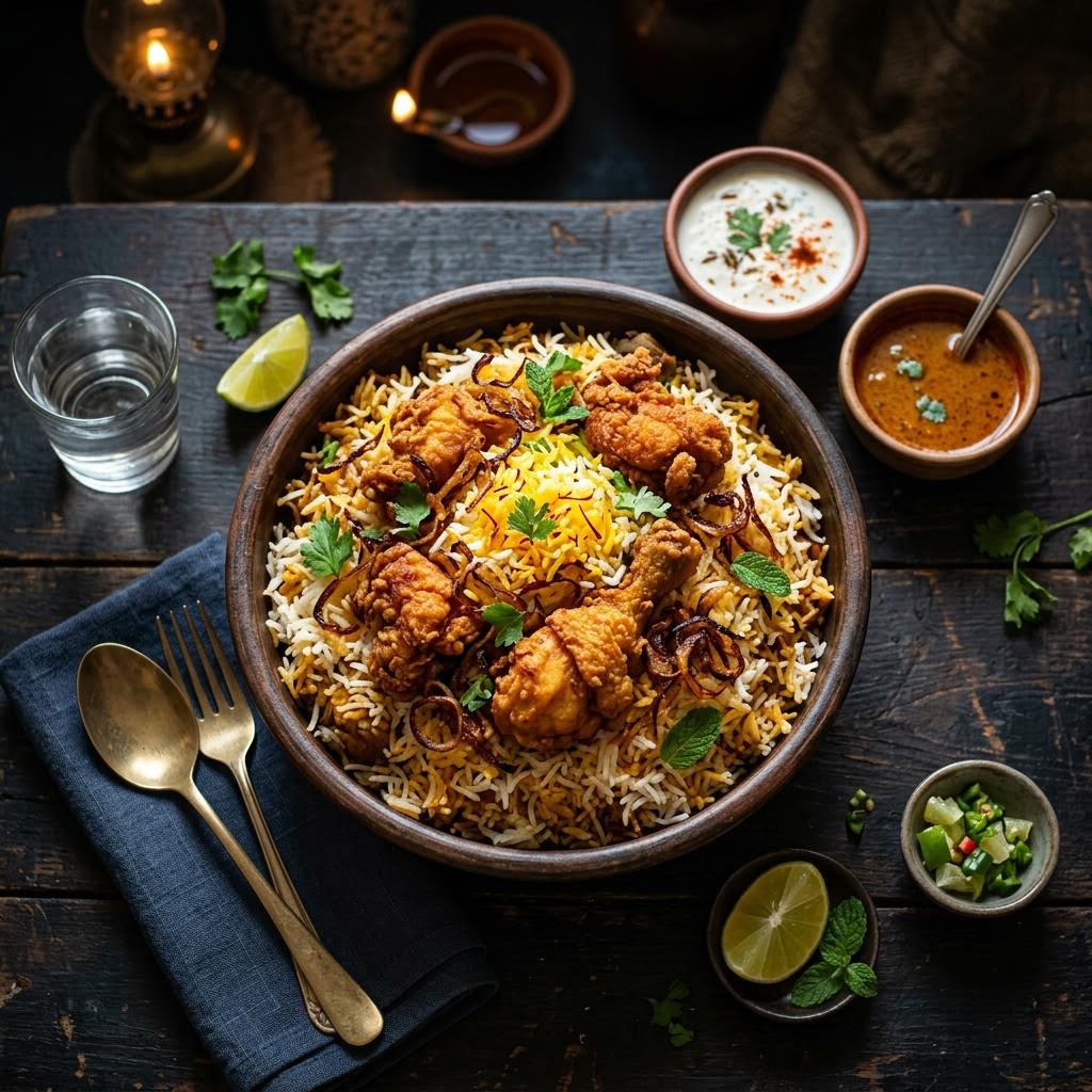 Chicken Fry Piece Biryani