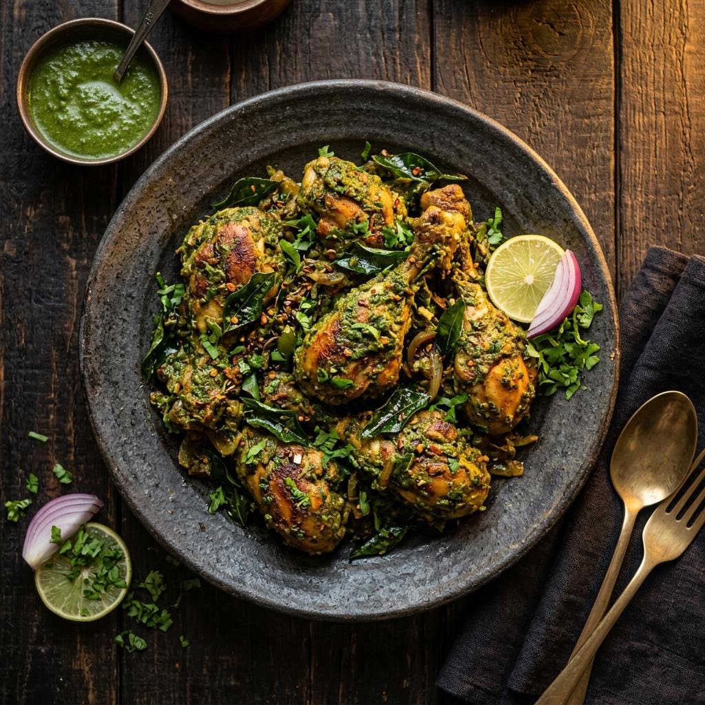 Coriander Chicken Fry