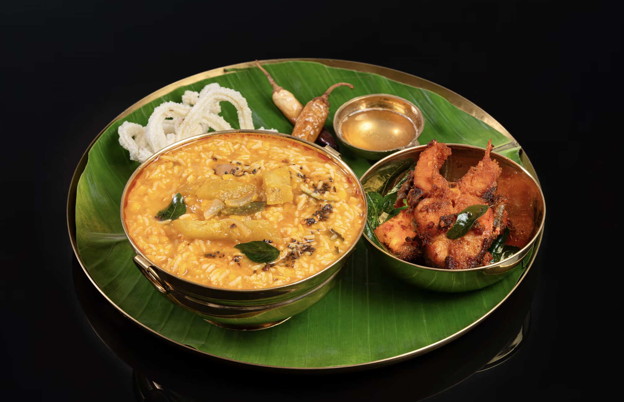 Feast Thali with Fish