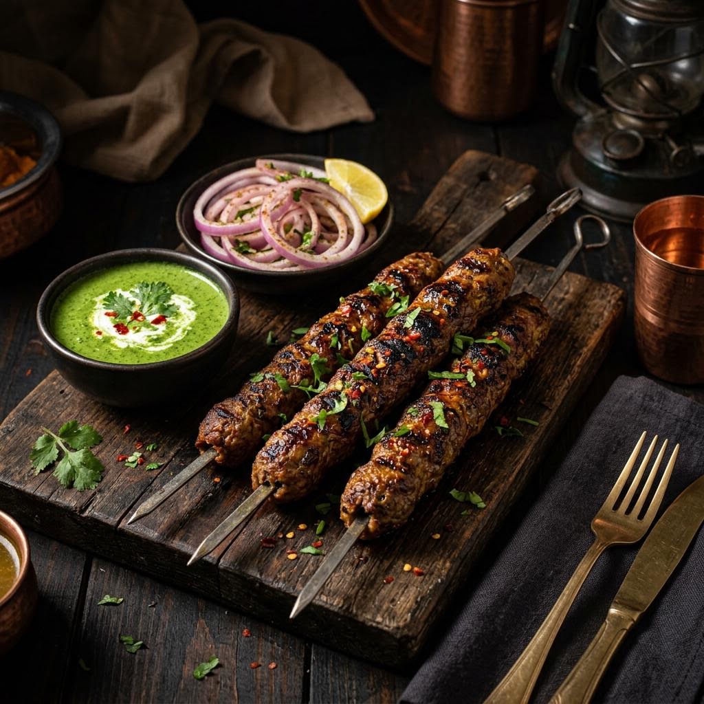 Mutton Seekh Kebab