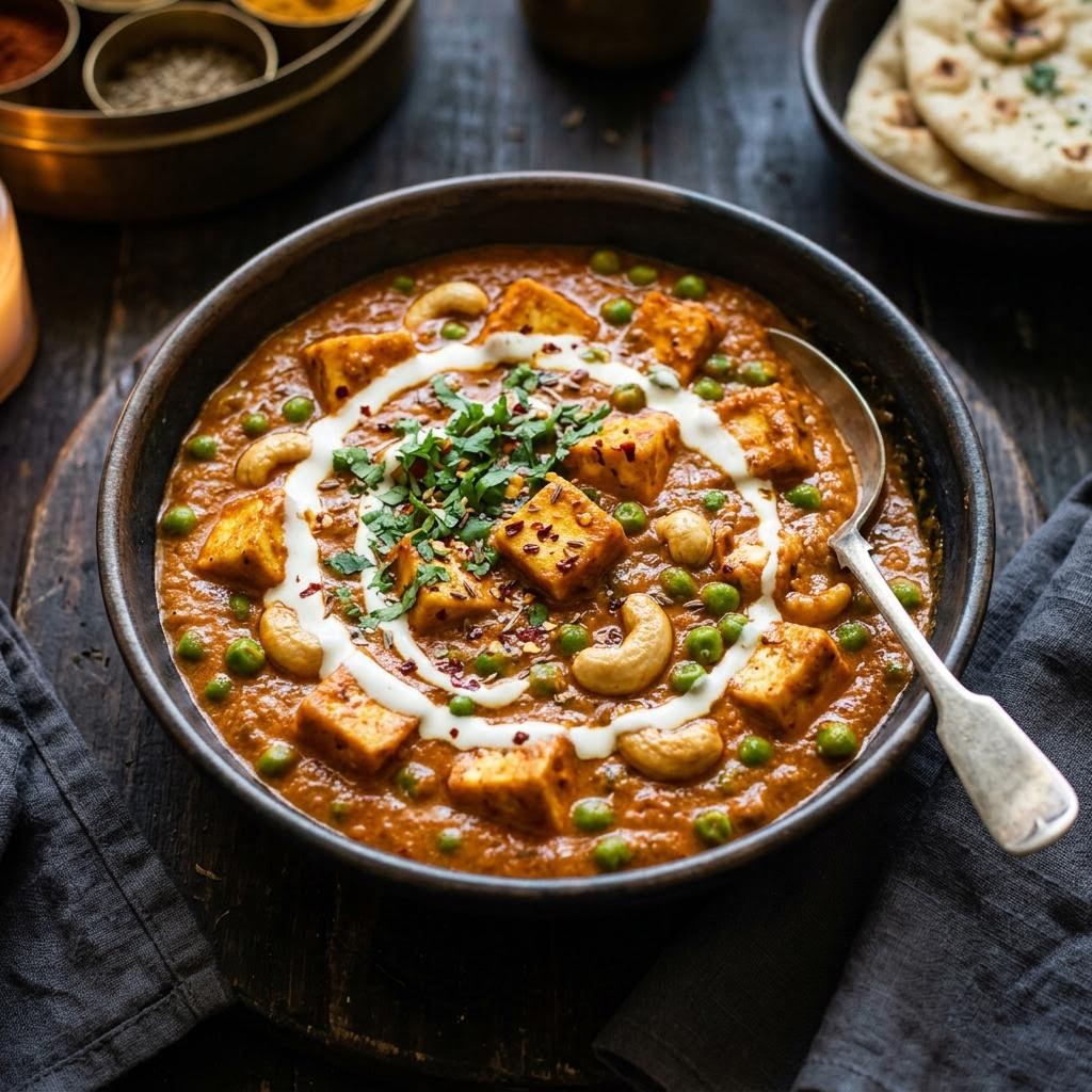 Kaju Paneer Matar