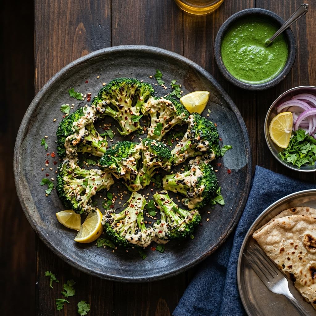 Malai Grilled Broccoli