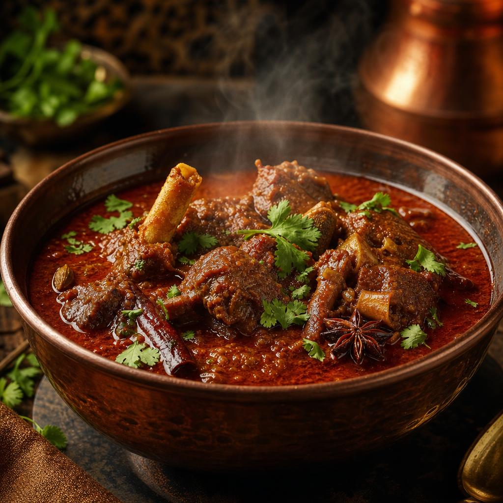 Chicken Pakodi + Telangana Mutton Curry