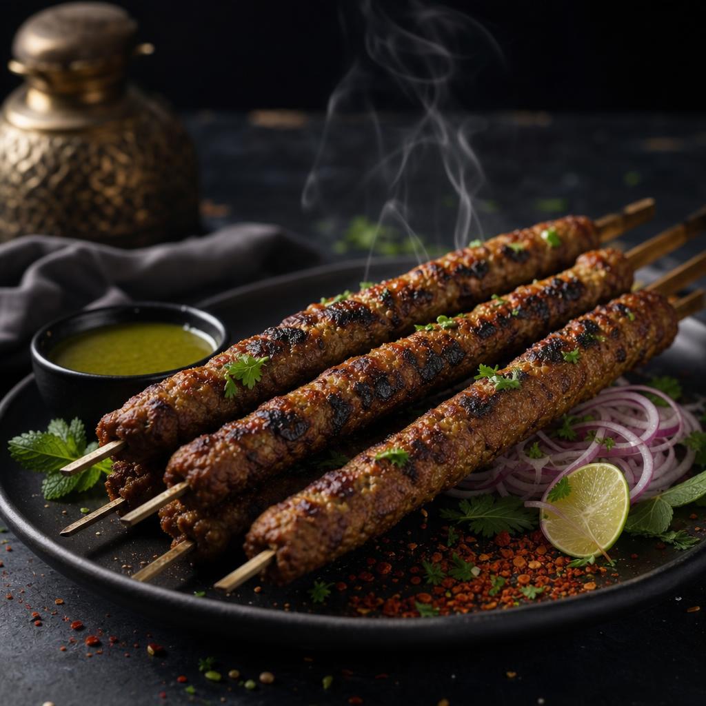 Grilled Mutton Seekh