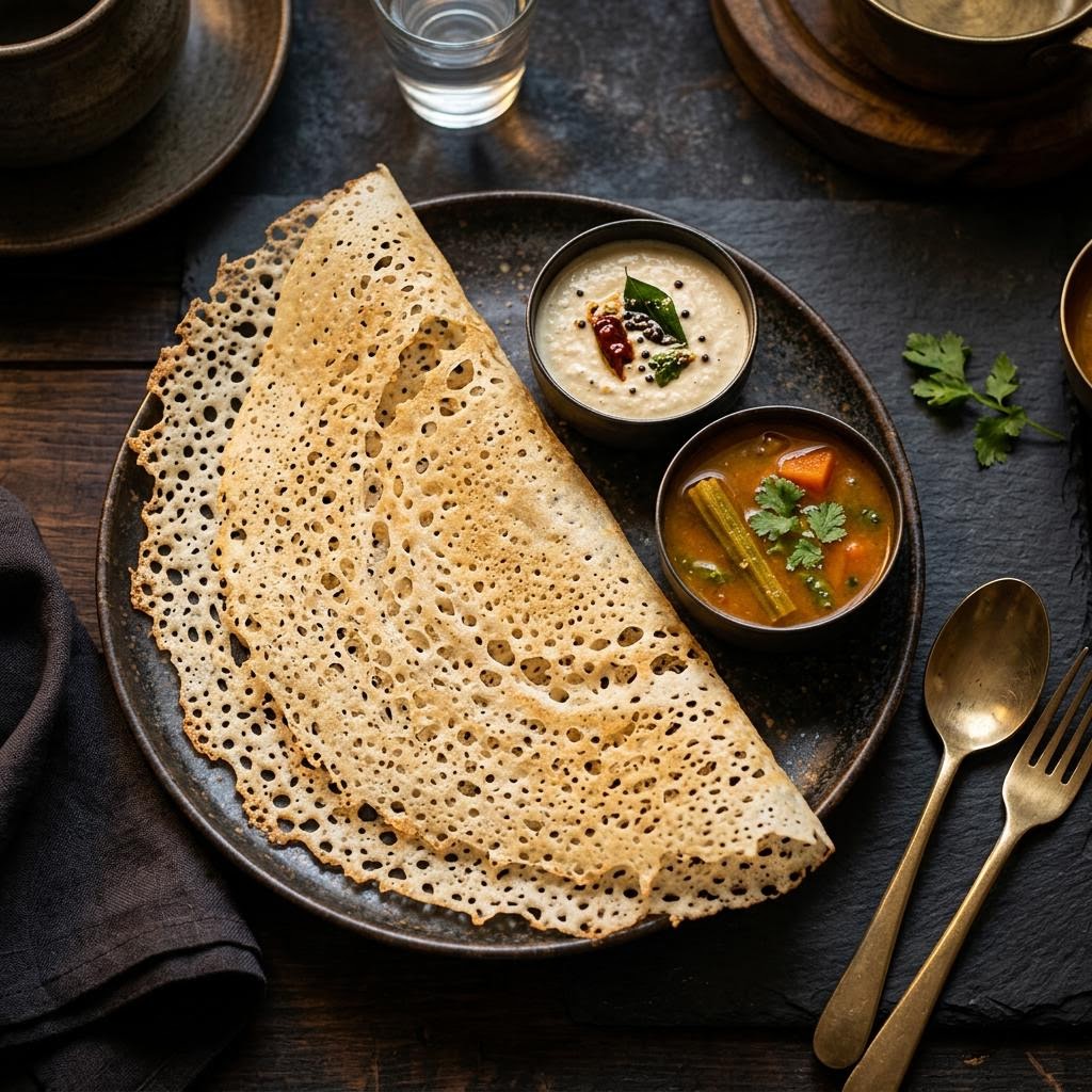 Rava Dosa - Plain / Ghee Podi