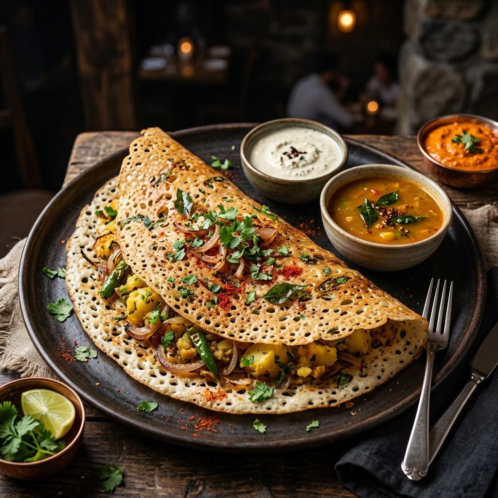 Rava Dosa - Onion / Masala