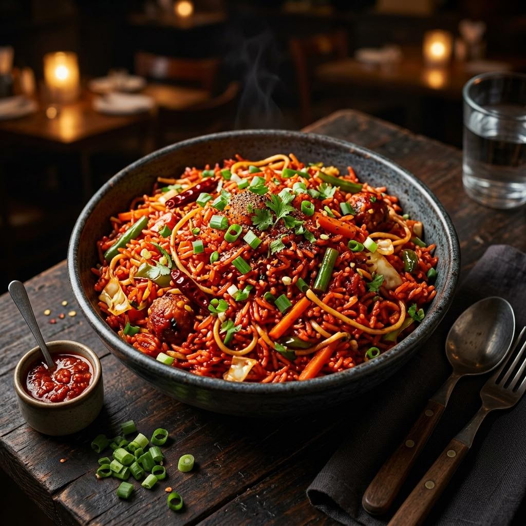 Triple Schezwan Fried Rice / Noodles