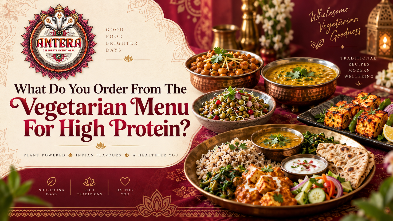 What Do You Order From The Vegetarian Menu For High Protein?