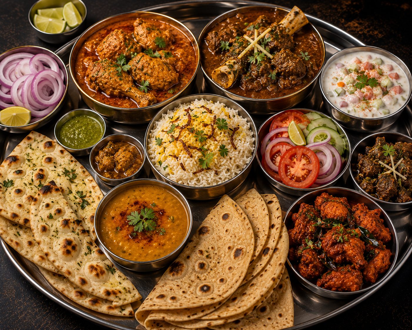 Chicken & Mutton Feast (Chicken + Mutton + Common Items)