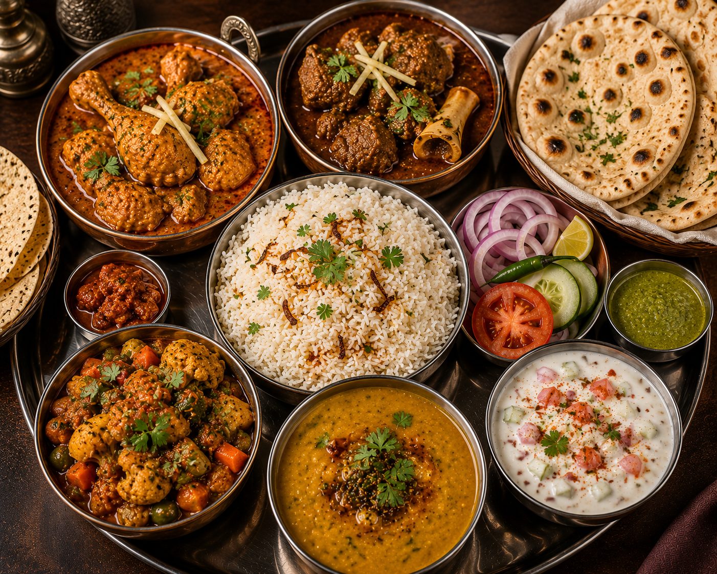 Chicken & Mutton Feast (Chicken + Mutton + Common Items)